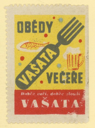 ランチとディナーにご利用いただけるVasataレストラン 作： Czech School