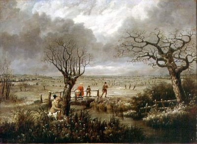 シギの撮影（油彩・キャンバス） 作： D. the Younger Wolstenholme