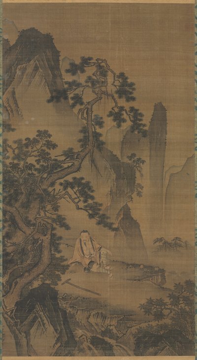 小川で休む仙人徐君 作： Dai Jin