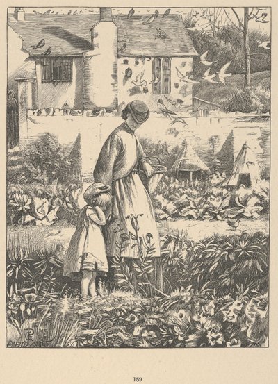 Wayside Posies: Original Poems of the Country Life、1867年からの島の蜂。 作： Dalziel Brothers
