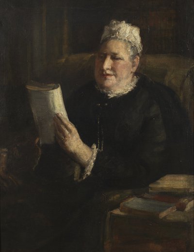 ホンの肖像画。 アダムス夫人、1900年頃（キャンバスに油彩） 作： Dame Ethel Walker