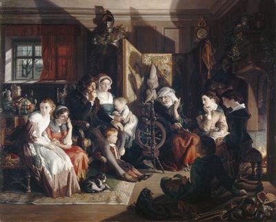冬の夜の物語 1867年頃（油彩・キャンバス） 作： Daniel (1806 70) Maclise