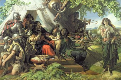 コフェトゥア王と物乞いのメイド 作： Daniel Maclise