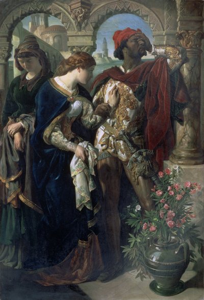 オセロ、デスデモーナ、エミリア 作： Daniel Maclise