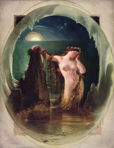 ハープの起源 1842年頃 油彩・カンヴァス 作： Daniel (1806 70) Maclise