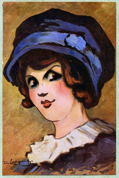 文学。 シアター。 フランスの女優イヴ・ラヴァリエール。 Daniel de Losques によるイラスト: Je Sais Tout (雑誌)、フランス、10 月 作： Daniel (1880 1915) de Losques