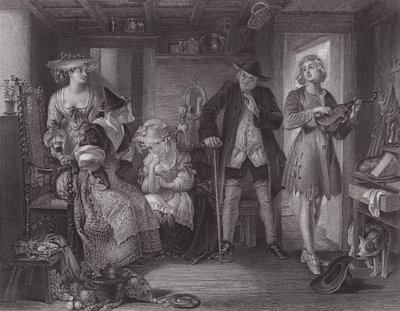 マイダス」の一場面（エングレービング 作： Daniel (after) Maclise