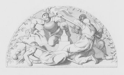 シェイクスピア「兵士」（彫刻 作： Daniel (after) Maclise