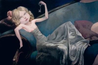 若い花嫁と彼女の友人、詳細、チャールズペロー（1628-1703）によるBluebeardから 作： Daniel Cacouault