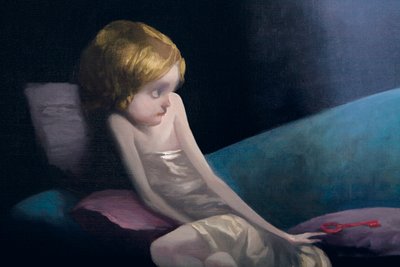 若い花嫁と死んだ妻、詳細、チャールズペロー（1628-1703）による青ひげ 作： Daniel Cacouault