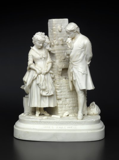 ジョーズフェアウェル、1872年から73年にかけて設計された（素焼きの磁器） 作： Daniel Chester French