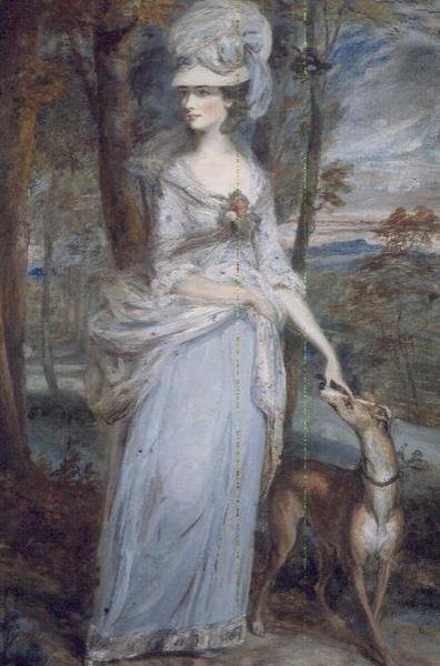 ポール・プリケット夫人の肖像 作： Daniel Gardner