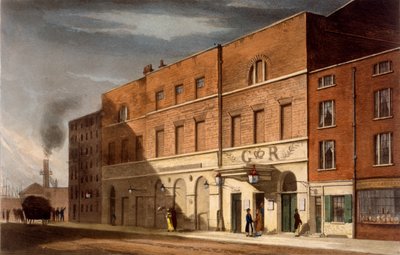 イーストロンドンシアター、以前は「ライシアム」、1826年 作： Daniel Havell