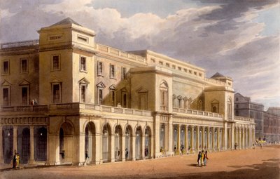 オペラハウス、旧ライシアム、ロンドン、1826 作： Daniel Havell
