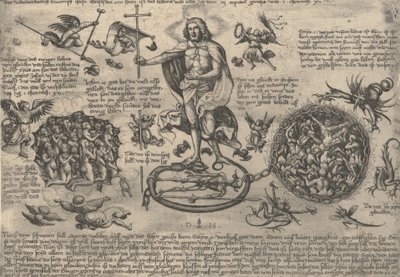 凱旋キリスト、約。 1530-36。 作： Daniel Hopfer