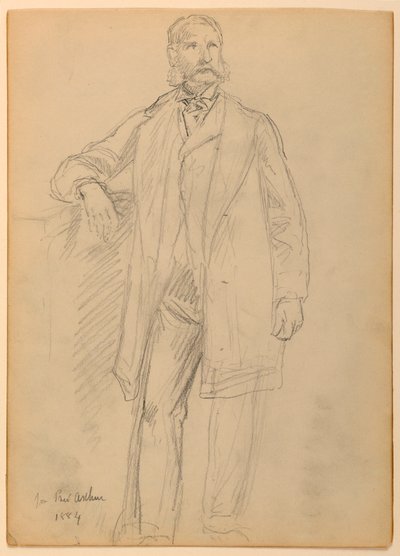 図面、チェスター・A・アース大統領、1884年 作： Daniel Huntington
