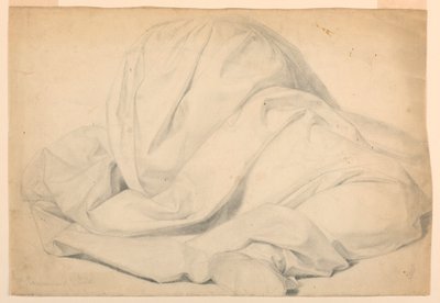ドローイング、「病者の聖体拝領」のための習作、1844-45年 作： Daniel Huntington