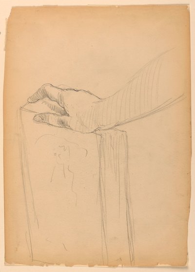 素描、『ナショナル・アク』のための習作、1887年 作： Daniel Huntington