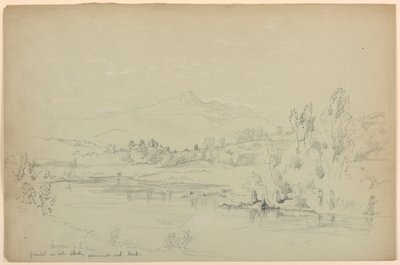 クリークからのチョコルア山 作： Daniel Huntington