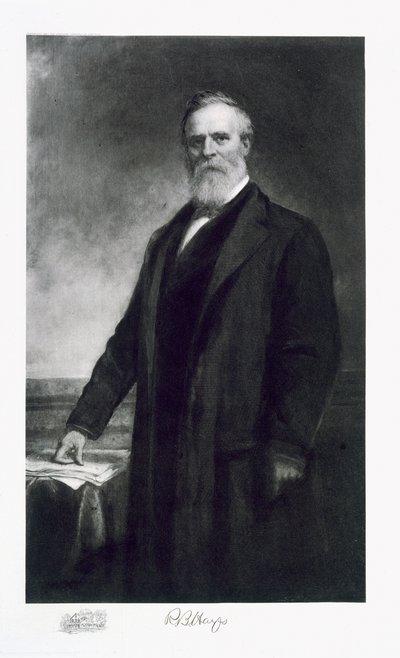ラザフォード・B・ヘイズ、アメリカ合衆国の第19代大統領、パブ。 1901（グラビア） 作： Daniel Huntington