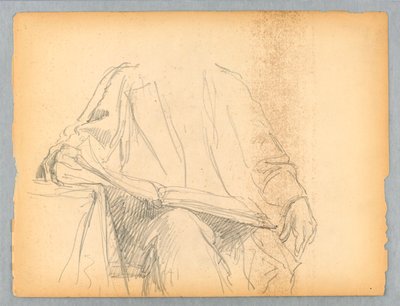 肖像画のスケッチ 作： Daniel Huntington