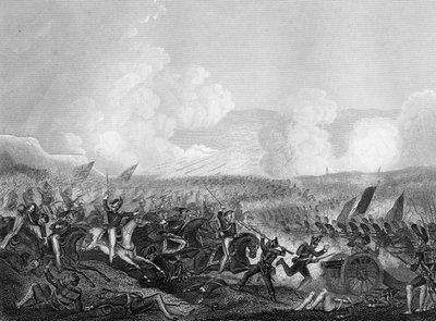 1811年7月22日、スペイン、サラマンカの戦い、c1857。 作： Daniel John Pound