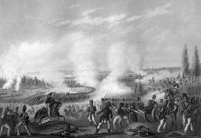 スペイン、タラベラの戦い、1809年7月27〜28日、c1857。 作： Daniel John Pound