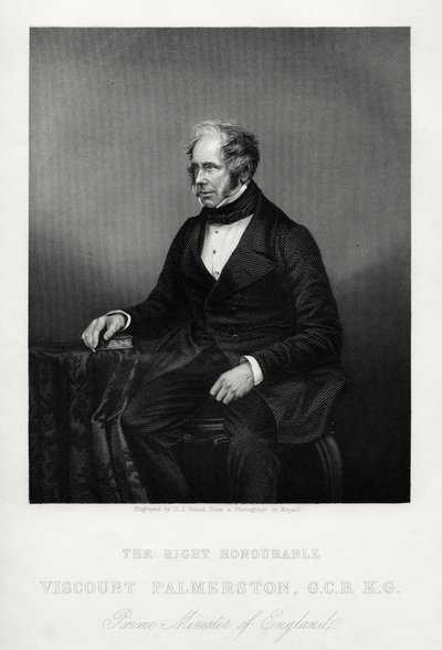 ヘンリージョンテンプル、第3子爵パーマストン、イギリスの政治家、c1880 作： Daniel John Pound