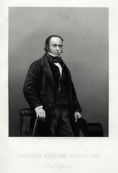 イサンバードキングダムブルネル、イギリス人エンジニア、c1880。 作： Daniel John Pound