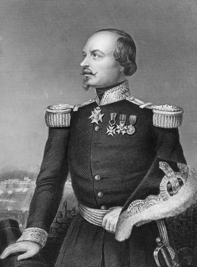 キャンベルト元帥、フランスの兵士、1857 作： Daniel John Pound