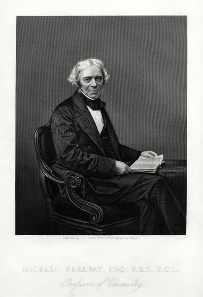 マイケルファラデー、イギリスの科学者、c1880 作： Daniel John Pound