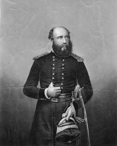 ジョージ王子、ケンブリッジ公爵、19世紀イギリス軍長。 作： Daniel John Pound