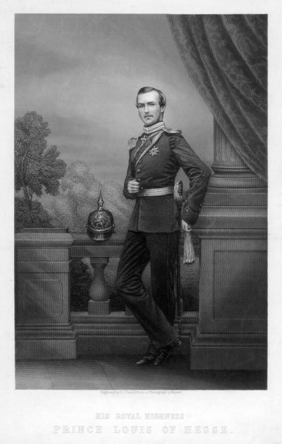 ヘッセンのルイ王子、19世紀。 作： Daniel John Pound