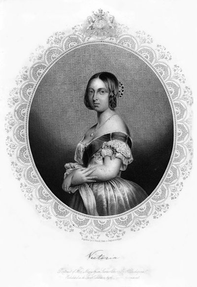 ビクトリア女王、c1850s。 作： Daniel John Pound