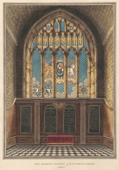 The Chancel Window of Hanworth Church   1437683   ja       japanese Successfully Translated  Original: Our Lady of Sorrows, by Hans Holbein The Younger (1497 or 1498-1543) Translat: Our Lady of Sorrows, by Hans Holbein The Younger (1497 or 1498-1543) 14626 作： Daniel Lysons