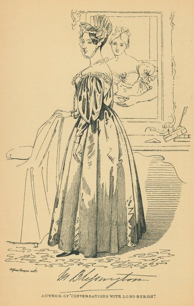 ブレッシントン伯爵夫人 作： Daniel Maclise