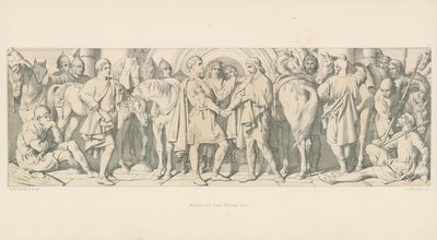 ハロルドとデュークウィリアムの出会い 作： Daniel Maclise