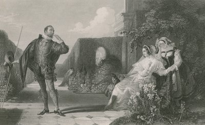 マルボリオ、十二夜 作： Daniel Maclise
