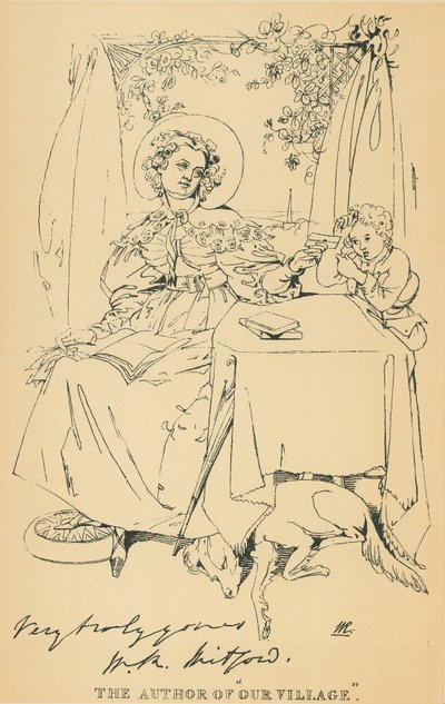 メアリーラッセルミットフォード 作： Daniel Maclise