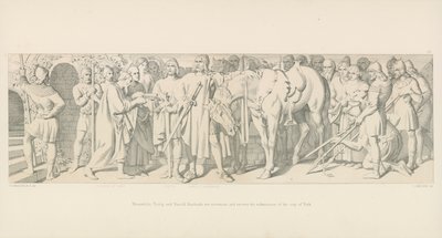 一方、TostigとHarold Hardradaは勝利し、City of Yorkの提出を受けました 作： Daniel Maclise