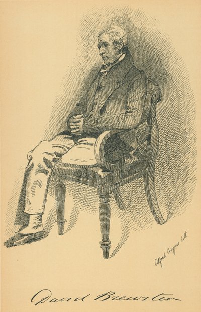 デイビッド・ブリュースター卿 作： Daniel Maclise