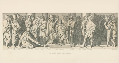 イングランド王としてのハロルドの戴冠式 作： Daniel Maclise