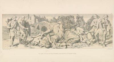 スタンフォードブリッジの戦い後のトスティグとハロルドハードラーダの死 作： Daniel Maclise