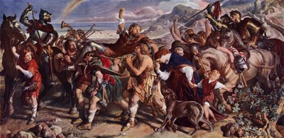 デズモンド伯爵とオーモンド伯爵 作： Daniel Maclise