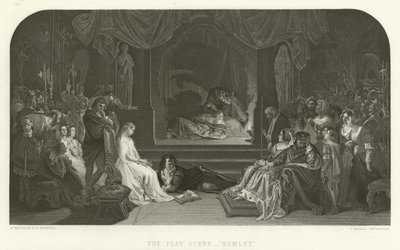 ハムレットのプレイシーン 作： Daniel Maclise