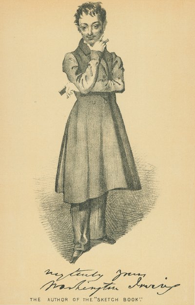 ワシントンアーヴィング 作： Daniel Maclise