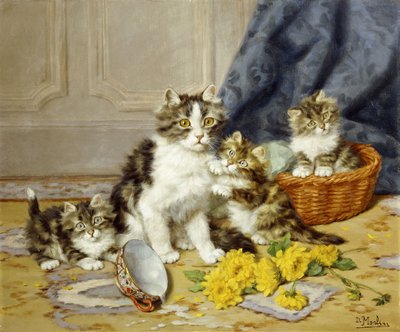 遊び心のある子猫 作： Daniel Merlin