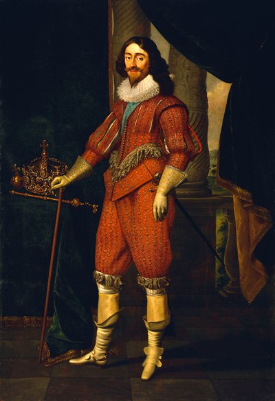 チャールズ1世（1600-1649） 1631年頃 油彩・カンヴァス 作： Daniel Mytens
