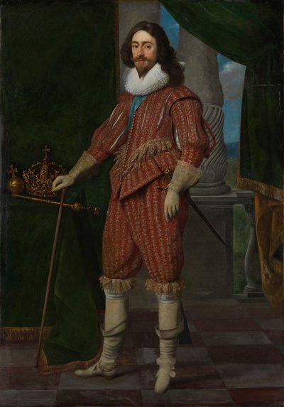 チャールズ 1 世 1600 年～1649 年、イングランド王、1629 年 作： Daniel Mytens