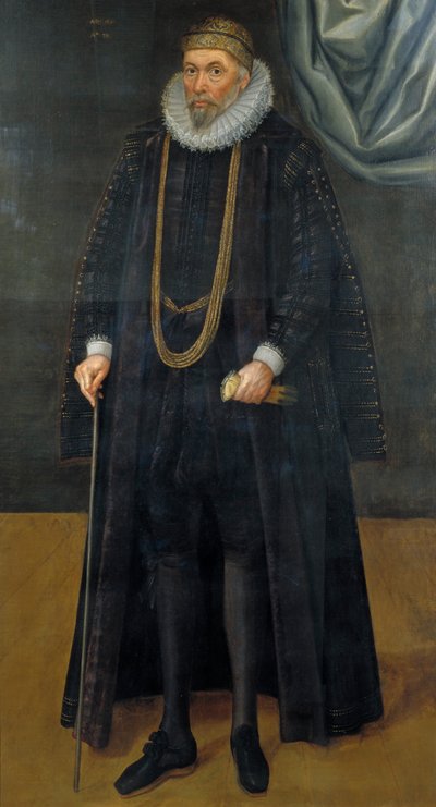 「サー・ジョン・ガラード、1601年の市長」、1618年 作： Daniel Mytens